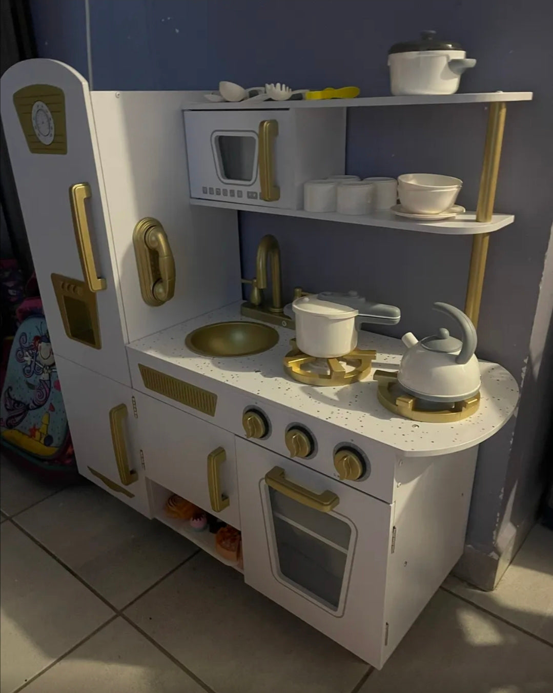 Cocinita de madera de lujo
