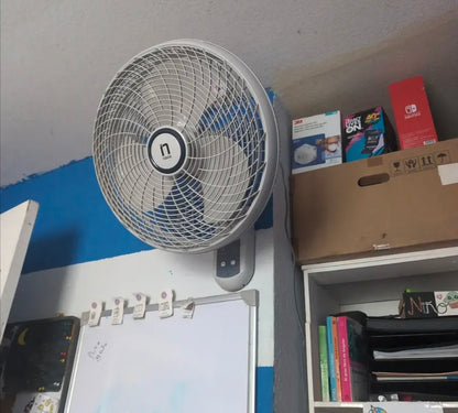 Ventilador de Pared con Control Remoto 18 pulgadas 3 Velocidades