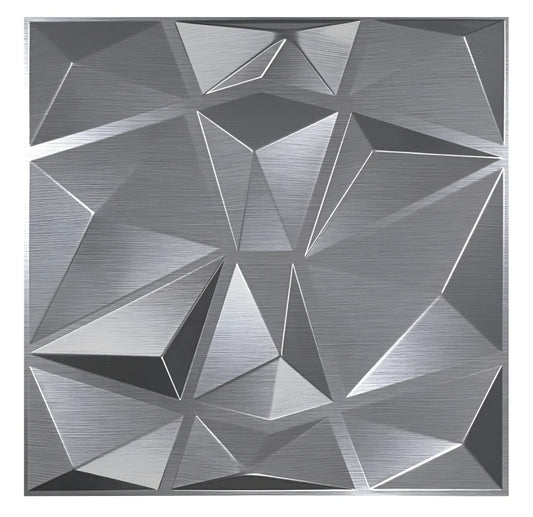 Paneles pvc 50x50cm gris