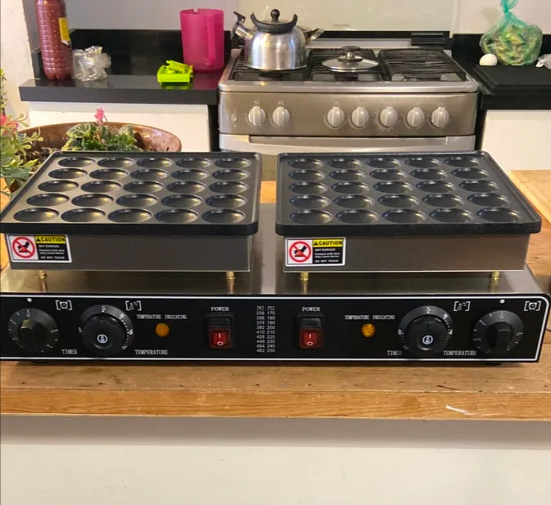 Máquina eléctrica 50 mini hotcakes