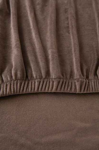 Funda silla de comedor 6 piezas tipo terciopelo