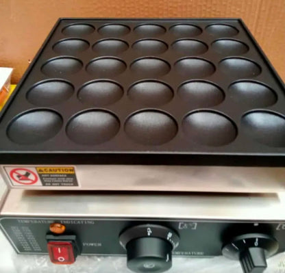Máquina eléctrica para mini hotcakes 25pz