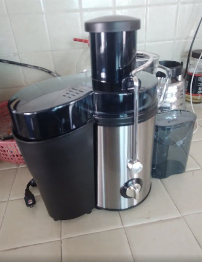 Extractor de Jugos y Verduras Eléctrico 600W 2 Velocidades Capacidad 500ml