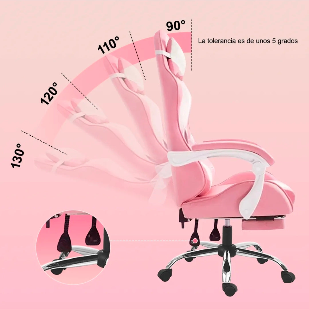 Silla Gamer Reclinable Giratoria Ergonómica