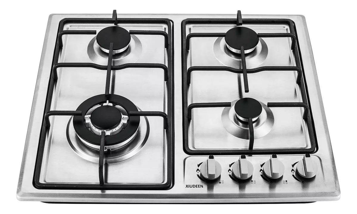 PARRILLA XIUDEEN ACERO INOXIDABLE 4 QUEMADORES
