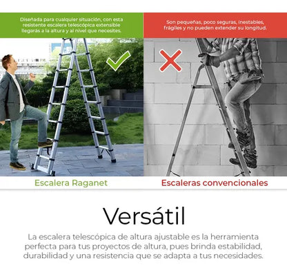 Escalera Telescopica 5 Metros Tijera