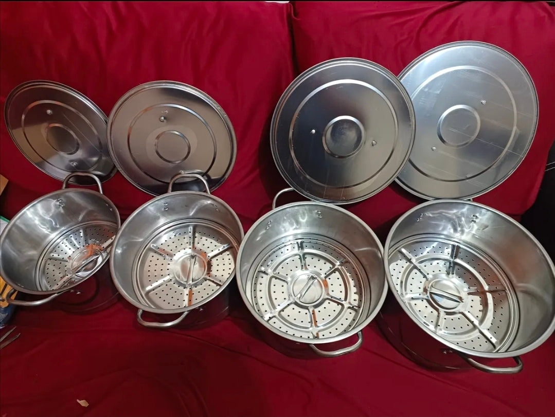 Ollas De Acero Inoxidable Con Tetera De Agua
