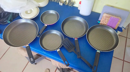 Juego De 5 Sartenes Cinsa Fashion Cook Con Antiadherente Thermocell
