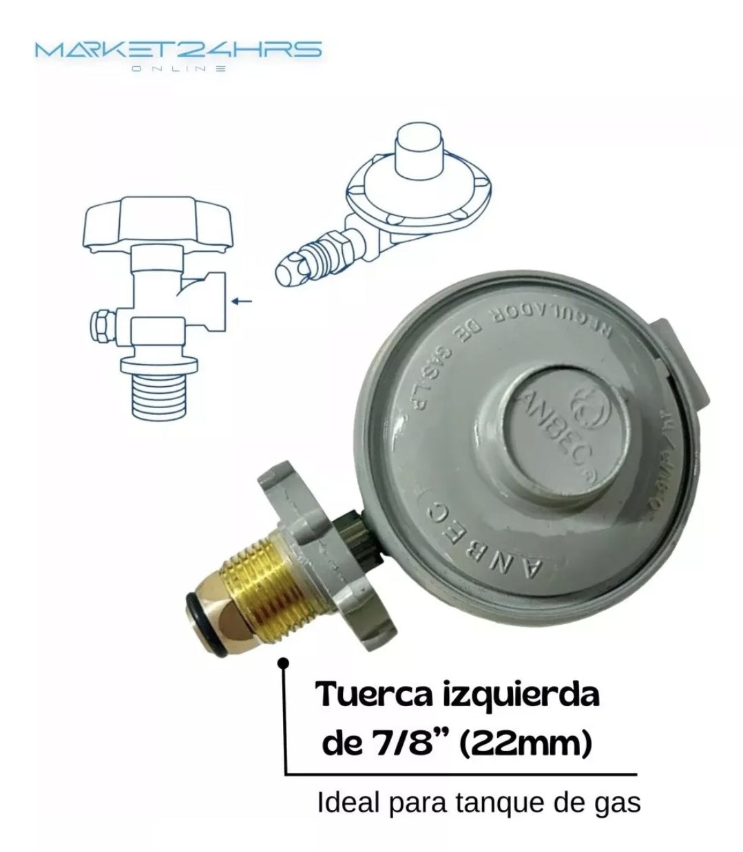 Tanque De Gas Lp Vacio Cilindro+regulador De Gas+manguera 2m