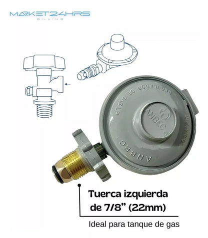 Tanque De Gas Lp Vacio Cilindro+regulador De Gas+manguera 2m