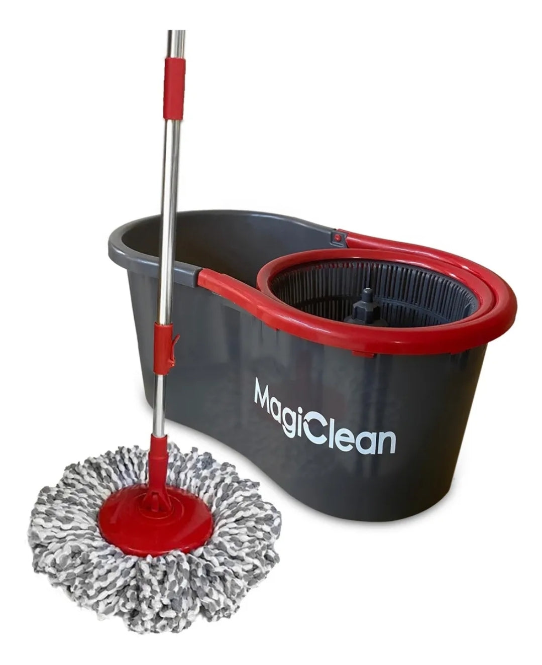 Kit Mop Trapeador Mágico + Fibras de limpieza
