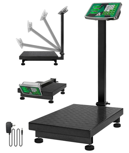 Báscula Comercial Digital 500 Kg Industrial Con Plataforma