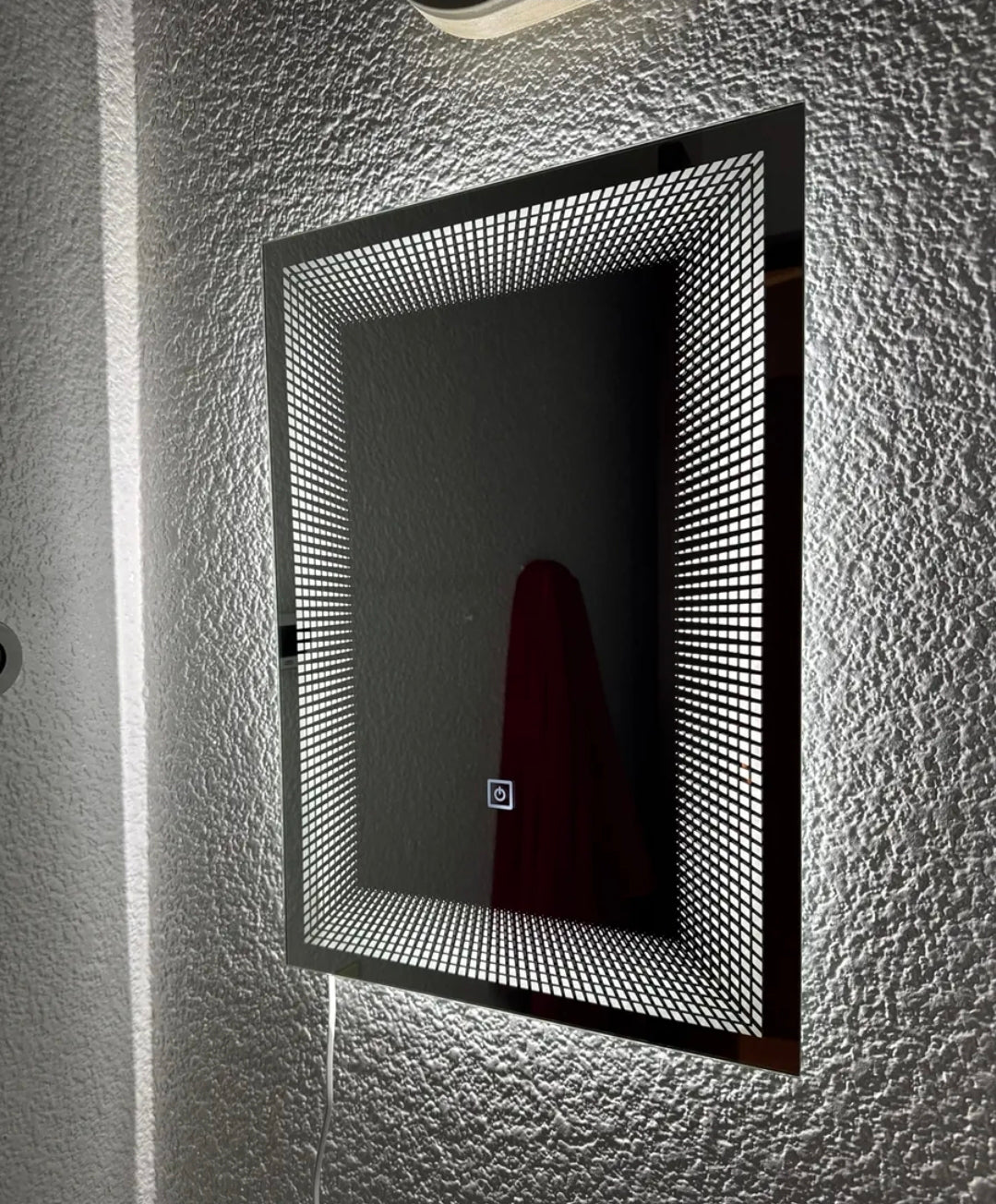 Espejo LED infiniti 3D 37x52cm