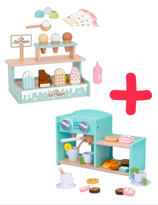 Kit juego de helados + juego de cafetería