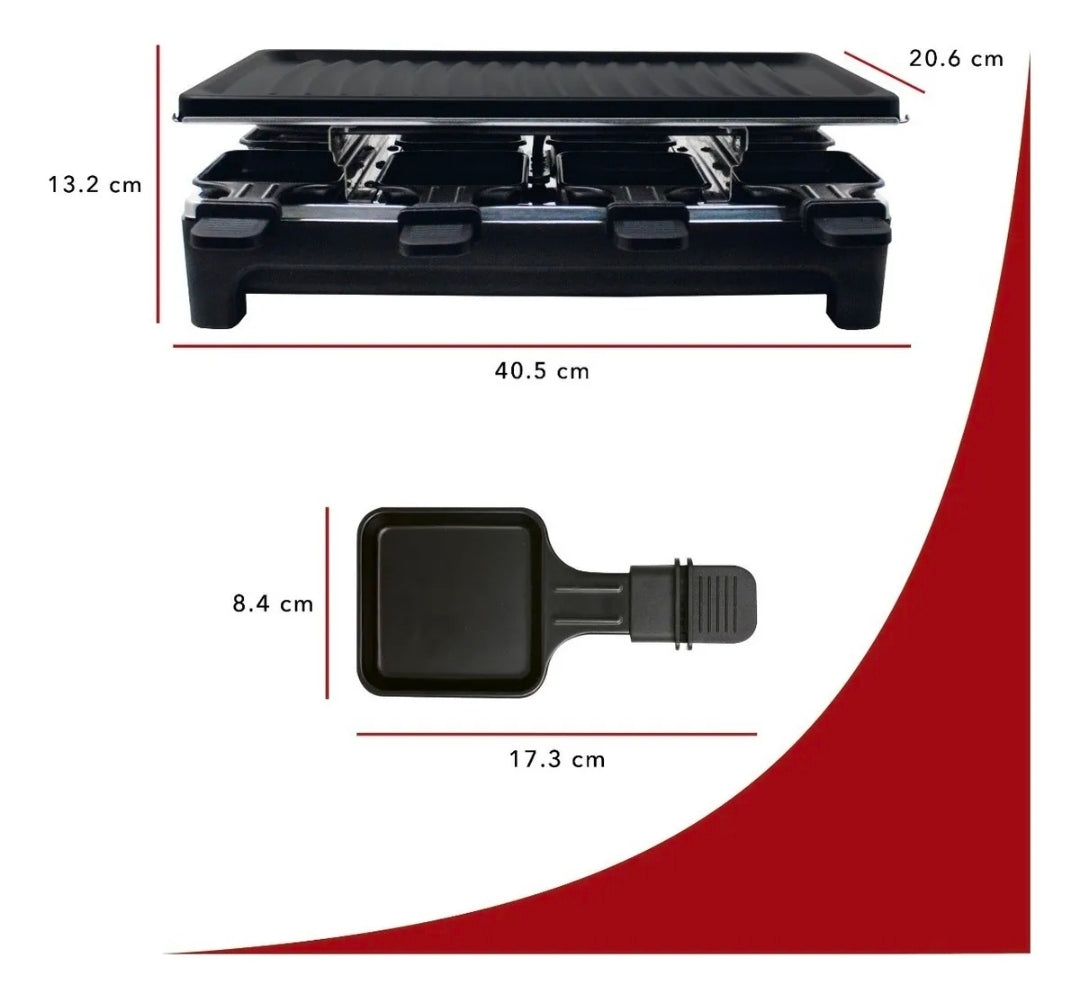 Parrilla Raclette Antiadherente