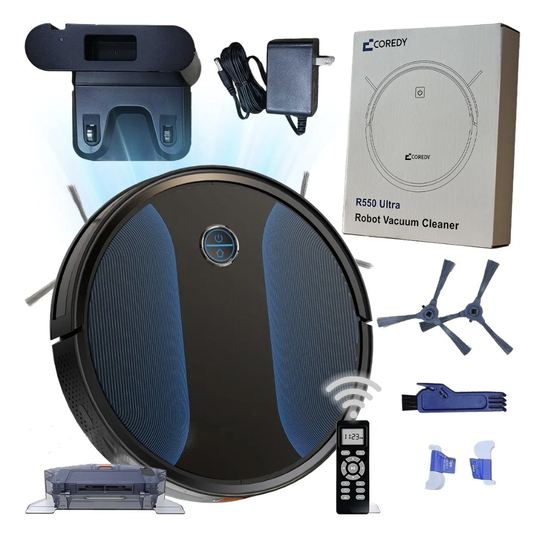 Aspiradora Robot Intelig Con Control Remoto