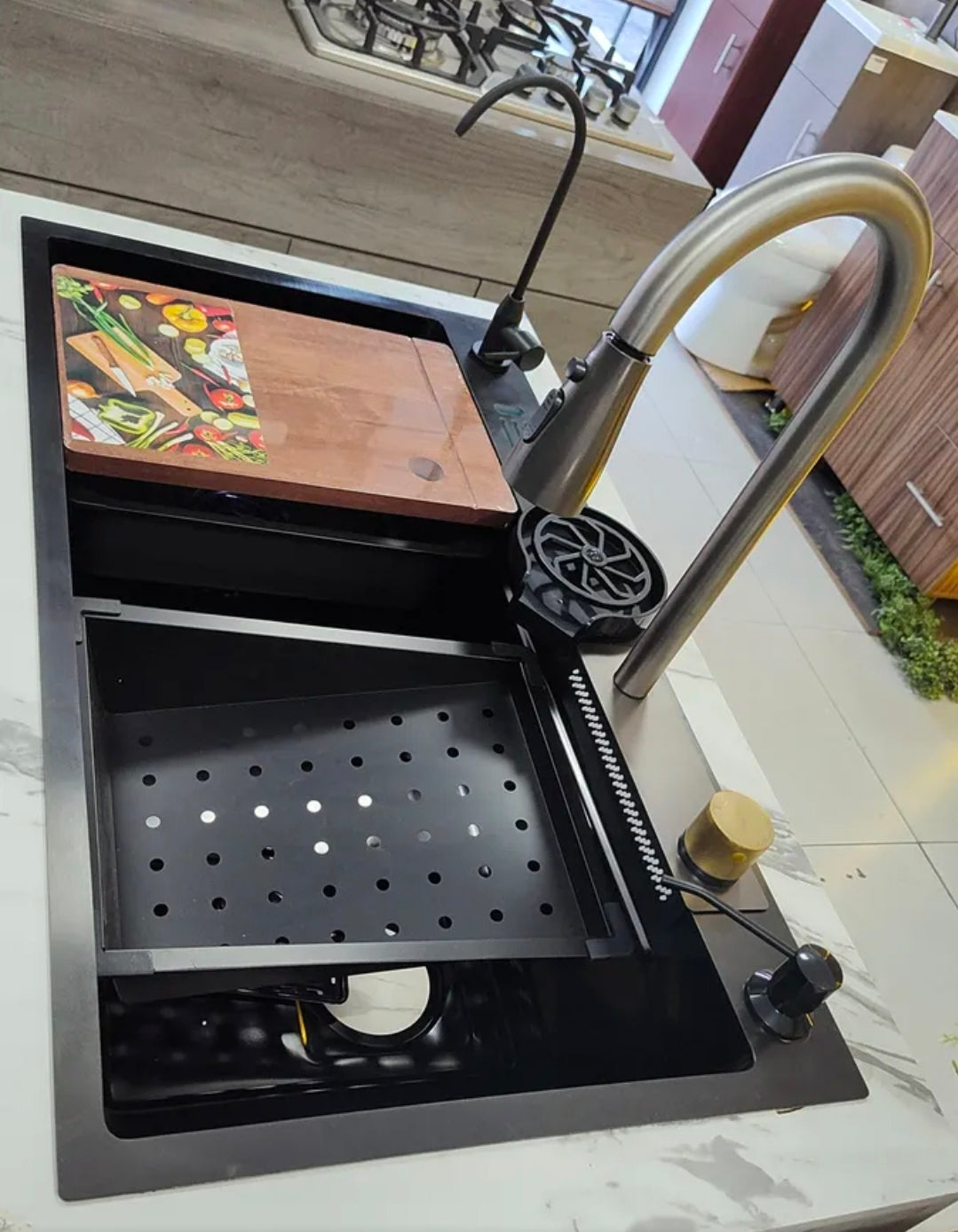 Tarja Fregadero De Cocina 304 Acero Inox 80*45cm+ Kit Cocina