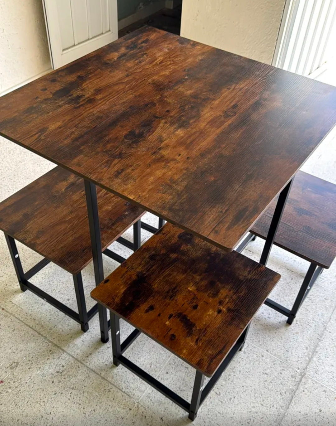 Comedor Cuadrado 4 Sillas Para 4 Personas