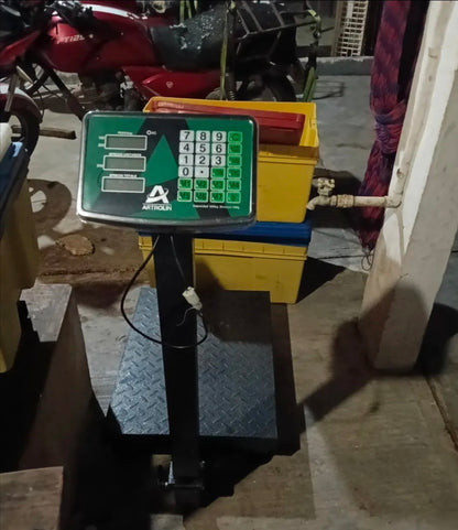 Báscula Comercial Digital 500 Kg Industrial Con Plataforma