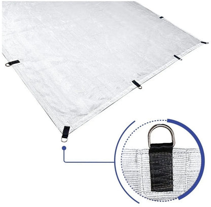 Malla Sombra 1x1 Mts 90% Reforzada Argollas