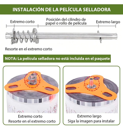 Maquina selladora manual de vasos