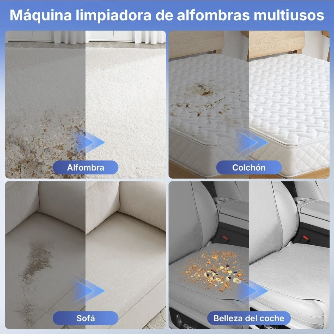 Aspiradora Para Limpiar Alfombras Sillones  Y Mascota