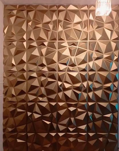 Paneles pvc dorado 50x50cm