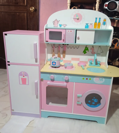 Cocinita infantil con lavadora 101x29x101cm