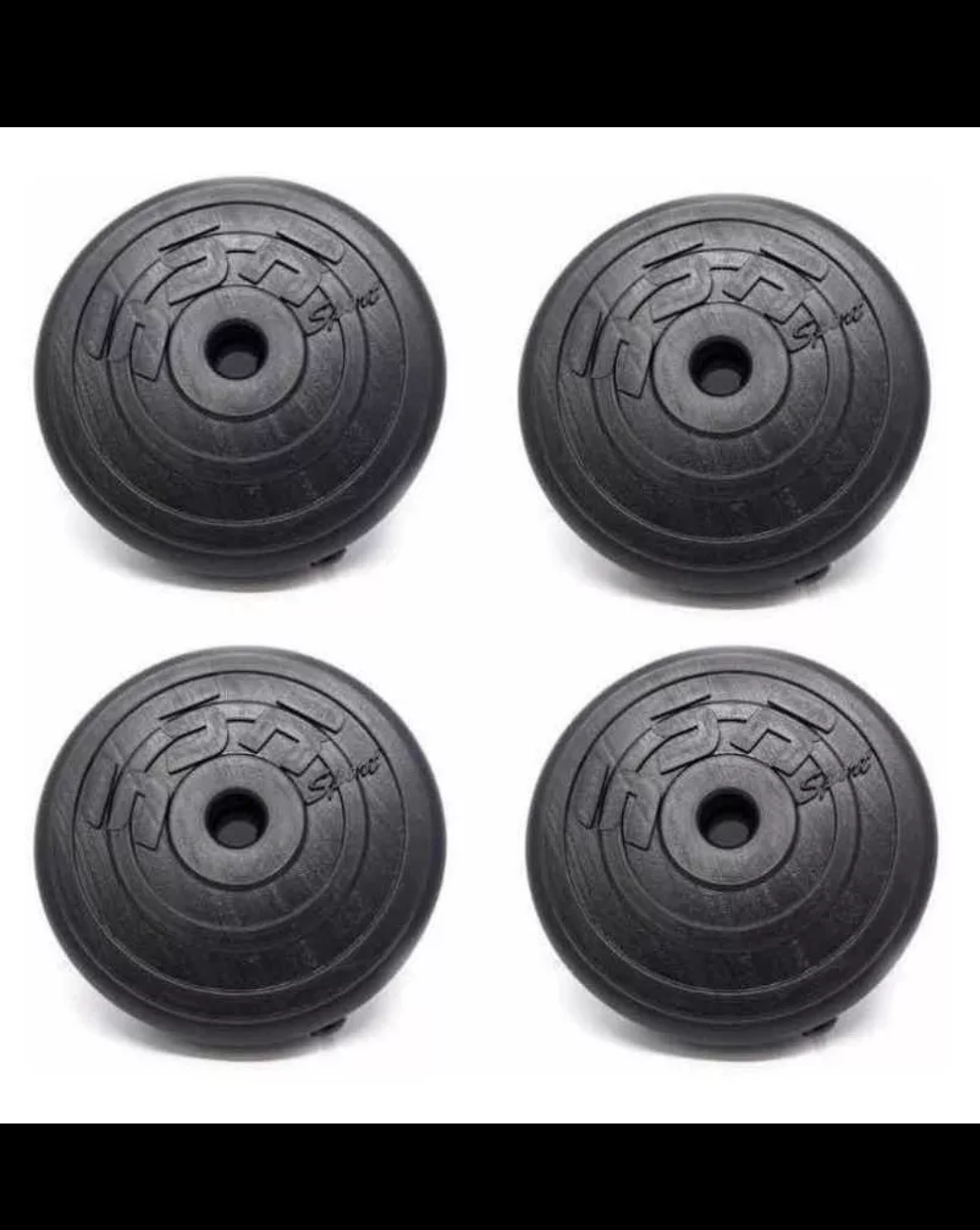 4 discos de 20 lbs c/u