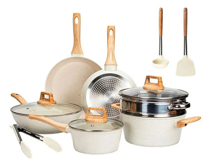 Batería de cocina antiadherente 12pz