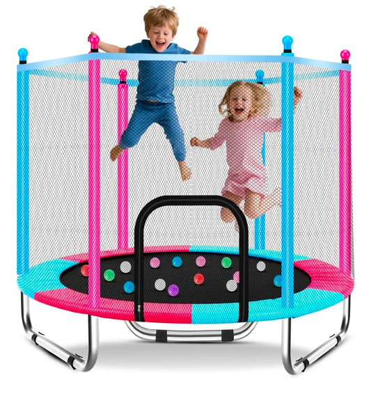 Trampolín infantil 1.5m con red de seguridad