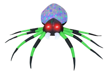 Inflable araña gigante Halloween 2.2m