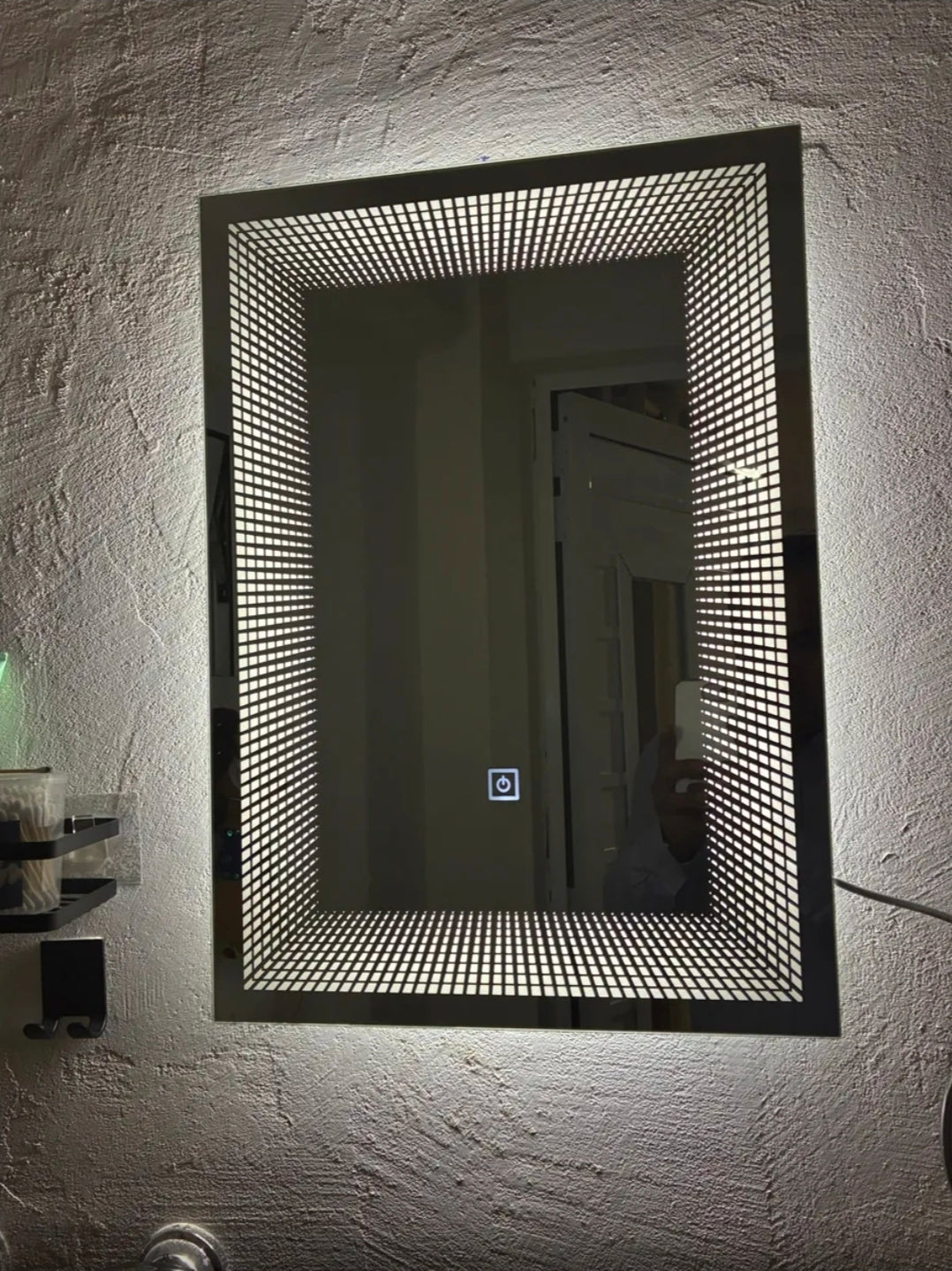 Espejo LED infiniti 3D 37x52cm