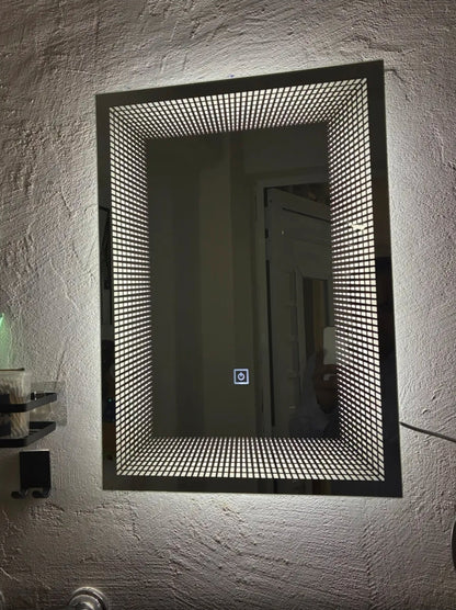 Espejo LED infiniti 3D 37x52cm
