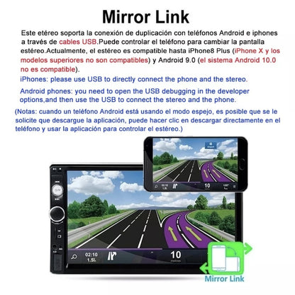 Estéreo Para Auto 7in 7010b Con Cámara