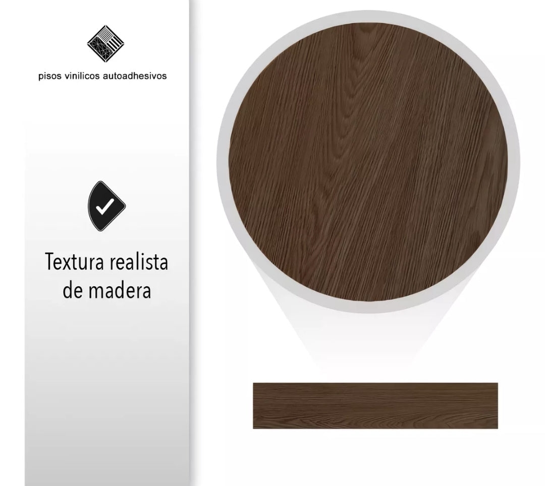 Piso Vinilico Autoadhesivo  Duela Vinilica 5m²