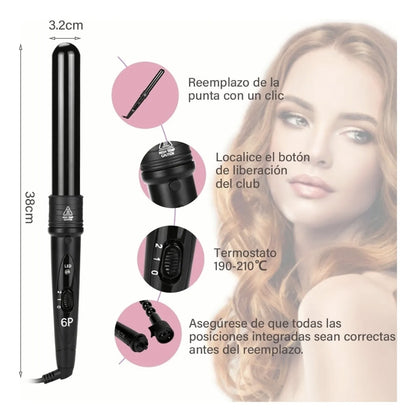 Rizadora para cabello 6 En 1