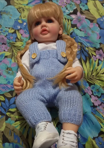 Muñeca bebé TIPO reborn realista 55cm