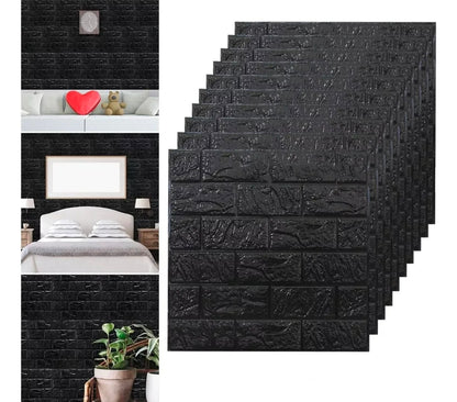 Panel decorativo 3D espuma impermeable 30pz