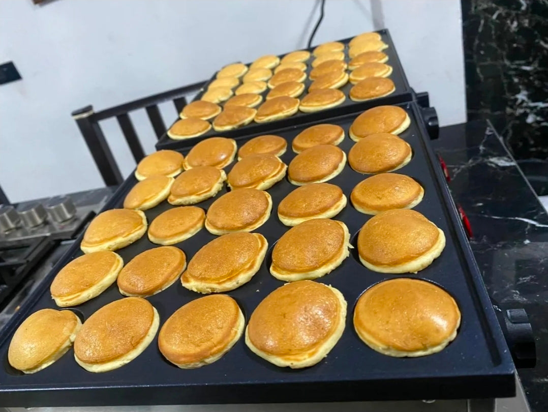 Máquina eléctrica 50 mini hotcakes