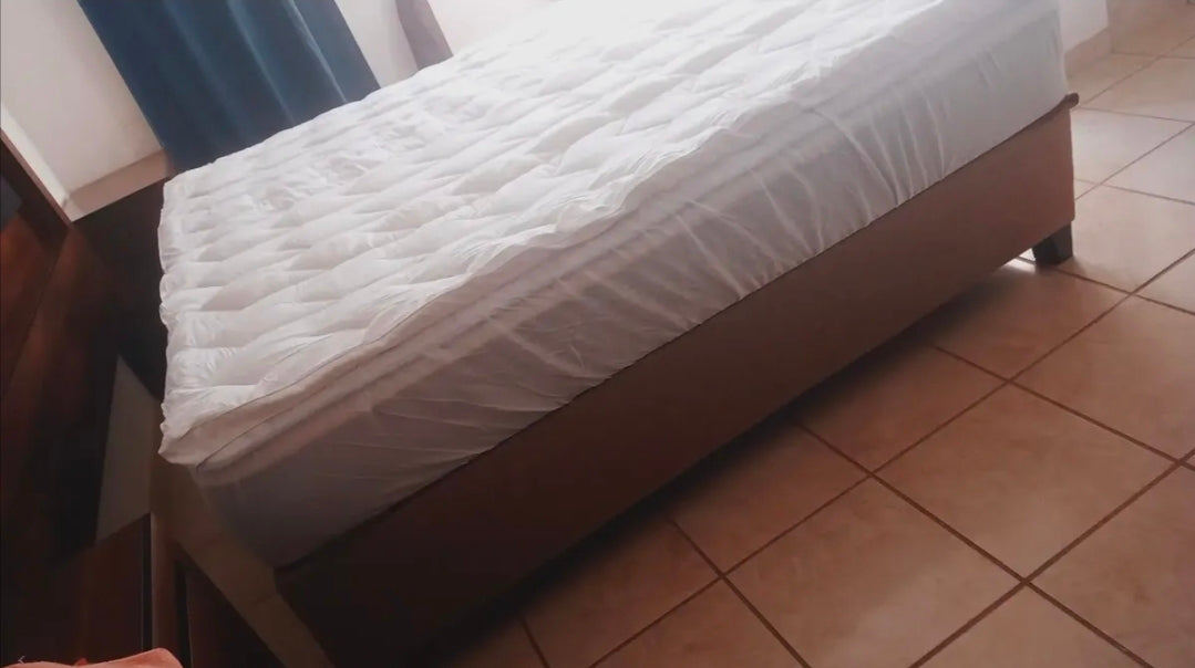Dreamlab Cubre Colchón De Premier Extra Relleno De Microfibras Recubiertas En Gel