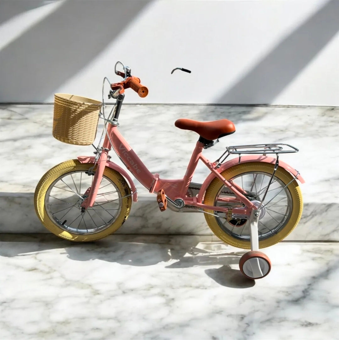 Bicicleta infantil R16 con ruedas auxiliares 4 a 6 años