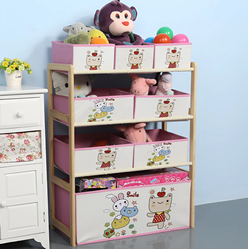 Estantería infantil para juguetes 6 espacios