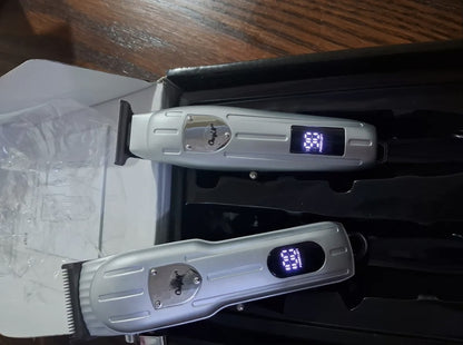 Kit Máquinas Cortadoras de Cabello Barberia Profesional bateria recargable