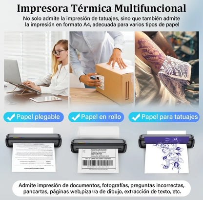 Impresora térmica para tatuajes a4