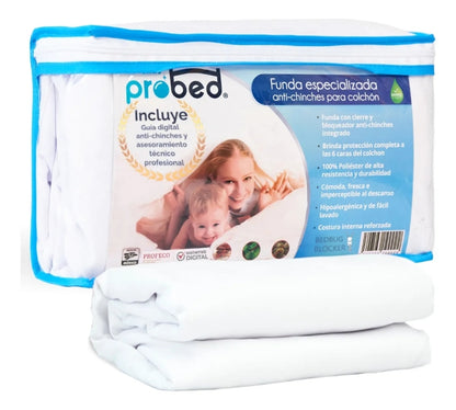 Funda protectora para colchón antichinches Impermeable