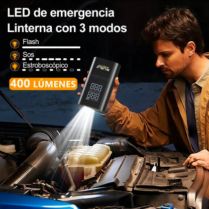 Arrancador De Batería De Auto 8500a Con Inflador Br12