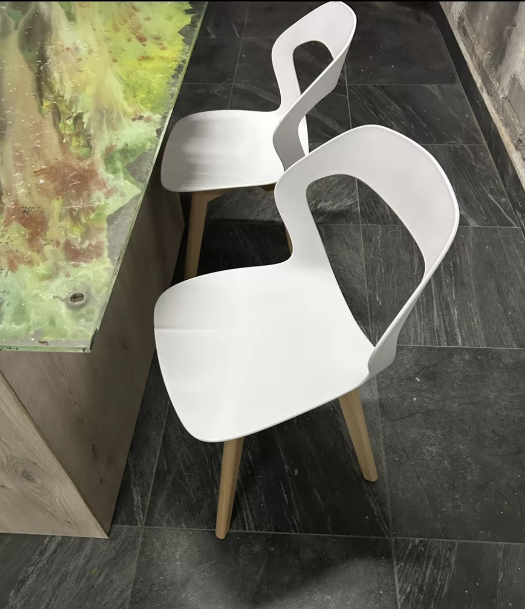 Set 4 Sillas Para Comedor Moderna Estructura