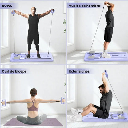Tabla abdominal multifuncional Plank Trainer Rodillo