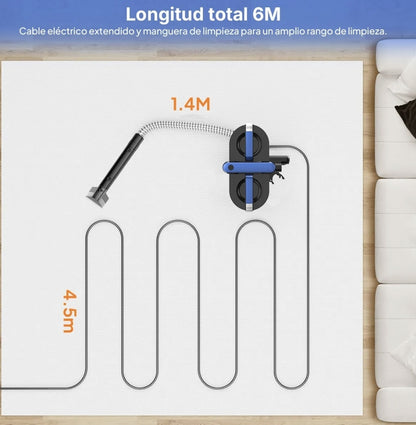 Aspiradora Para Limpiar Alfombras Sillones  Y Mascota